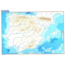 MAPA MURAL MUDO ESPAÑA
